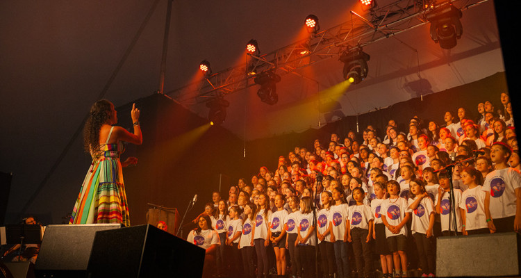 La Petite École de la chanson: portrait de la chorale d'enfants du Festival en chanson de Petite-Vallée