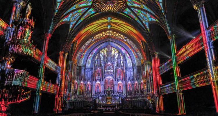AURA à la basilique Notre-Dame de Montréal | Une expérience immersive... spectaculaire!