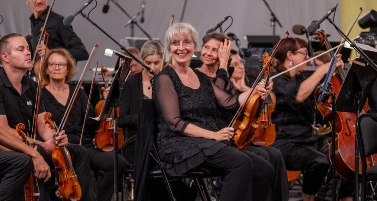 Zoom Photo sur l'Orchestre Métropolitain au pied du Mont Royal