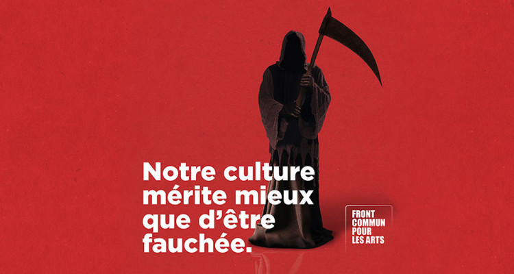 Le Front commun pour les arts se mobilise | « Notre culture mérite mieux que d'être fauchée »