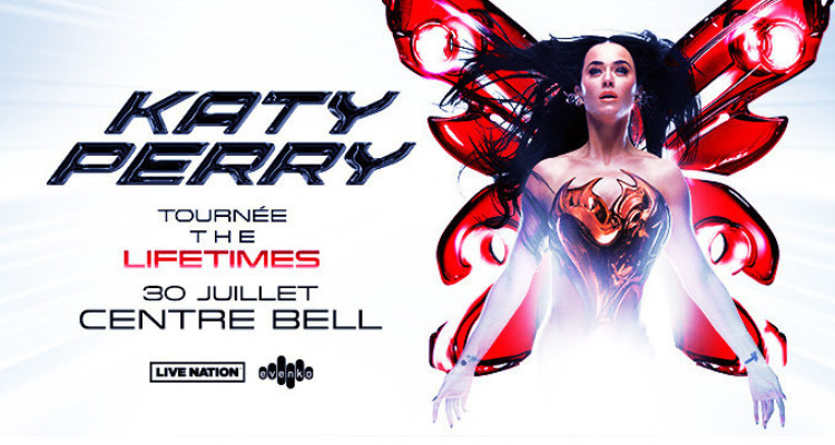 Katy Perry au Centre Bell en juillet 2025