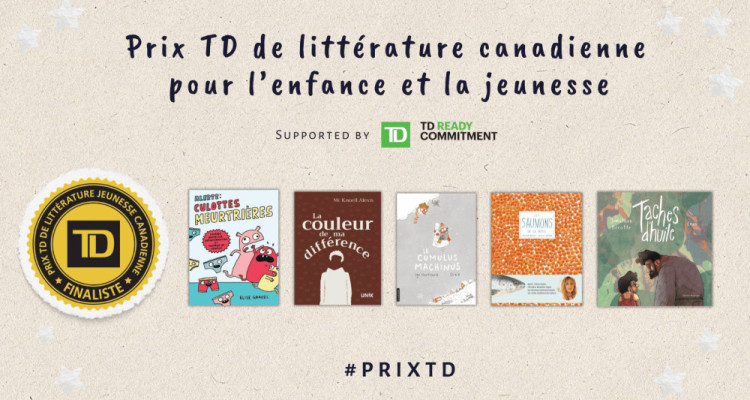 Livres finalistes et lauréat du Prix TD de littérature canadienne pour l’enfance et la jeunesse