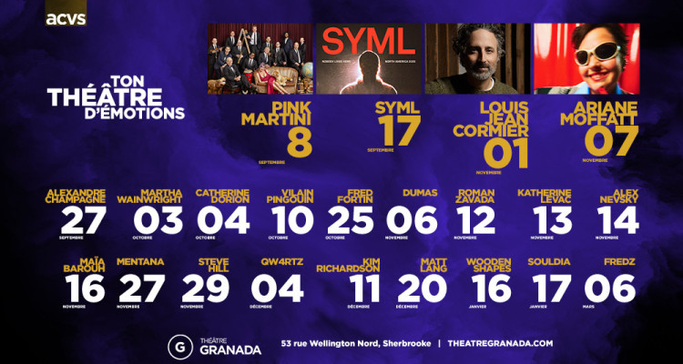 Des spectacles à retrouver au Théâtre Granada pour la rentrée culturelle 2025