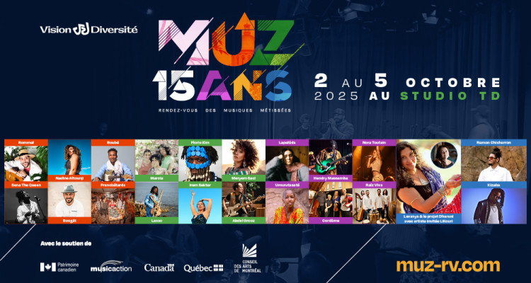 Entrevue | Un 15e anniversaire pour MUZ, le Rendez-vous des musiques métissées