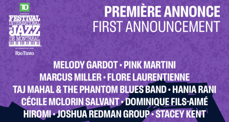 Melody Gardot, Pink Martini, Flore Laurentienne et plus parmi les premiers noms du FIJM