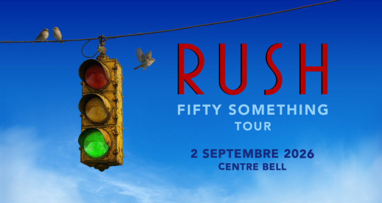 Le groupe de rock RUSH de passage à Montréal en septembre 2026