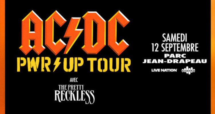 AC/DC en concert au parc Jean-Drapeau en septembre 2026
