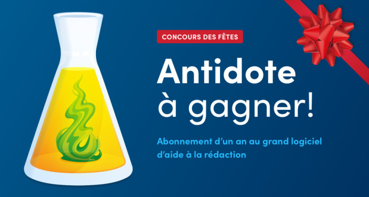 CONCOURS DES FÊTES | La gamme Antidote à gagner