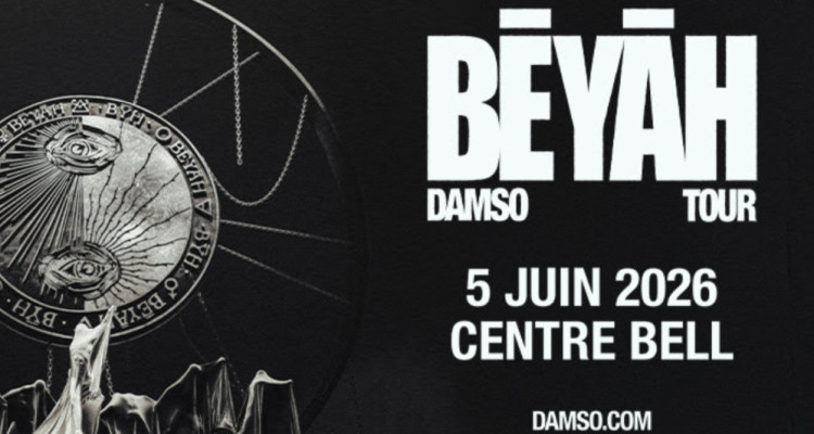 La tournée «BĒYĀH» de Damso fera un crochet au Centre Bell en juin 2026