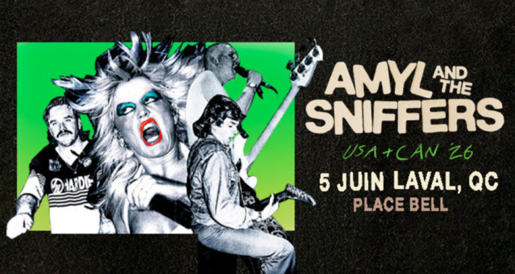 Amyl and The Sniffers de passage à la Place Bell en juin 2026