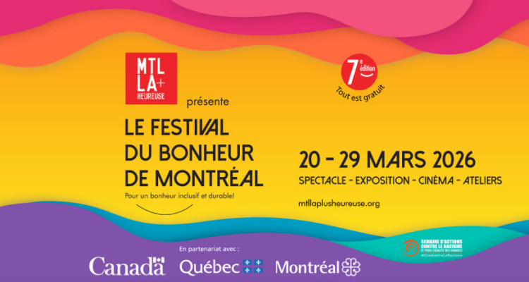 Festival du bonheur 2026 | Une 7e édition sous le thème «Rebondir ensemble»