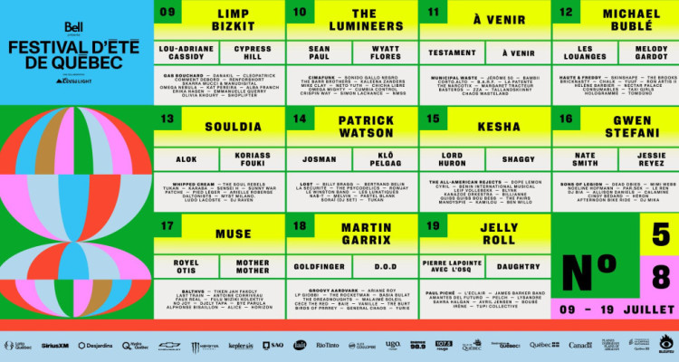 FEQ 2026 | La programmation dévoilée avec Michael Bublé, Patrick Watson ou encore Muse dans les têtes d’affiche