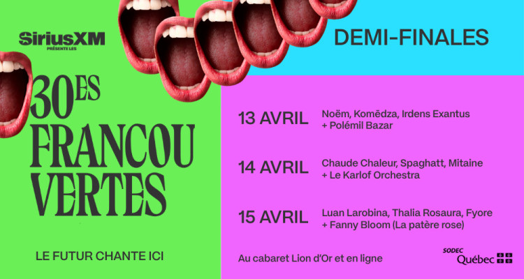 Francouvertes 2026 l La programmation des demi-finales annoncée