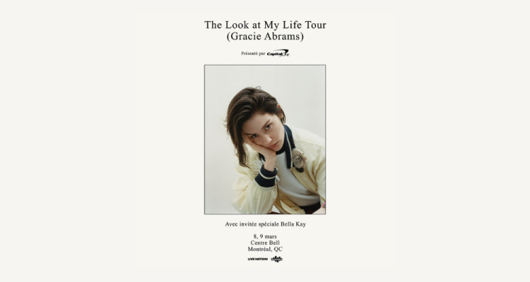 Gracie Abrams annonce deux spectacles au Centre Bell dans le cadre de sa tournée «The Look at My Life Tour»