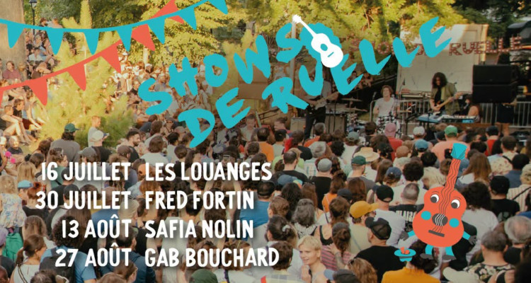 Les Shows de ruelle : les quatre rendez-vous musicaux de l'été 2026 dévoilés