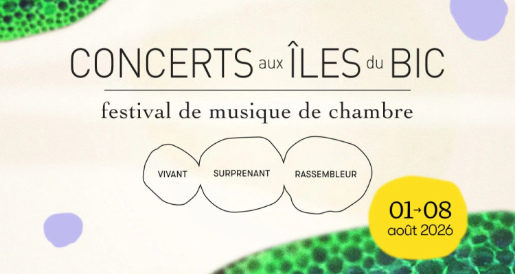 Concerts aux Îles du Bic : découvrir la musique de chambre à travers le décor du Bas-Saint-Laurent