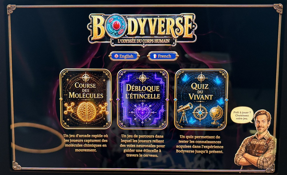 « Bodyverse » : quand la science du coup de foudre devient une odyssée immersive